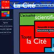 cite-sciences.fr - le site web de la Cité en 1998