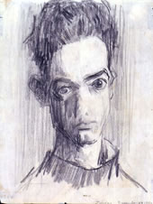 Utermohlen -Self Portrait - 1955 - 28 x 21 cm