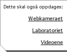 Dette skal ogsÃ oppdages:   WebkameraetÂ LaboratorietÂ Videoene