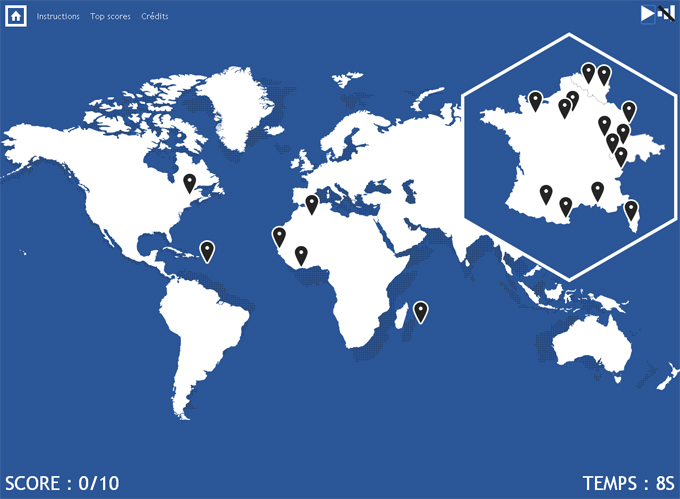 Carte des accents, jeu vidéo La voix