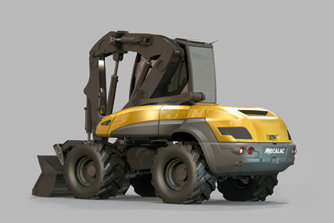 MECALAC 12MTX - Pelle sur pneus(ouverture du diaporama)