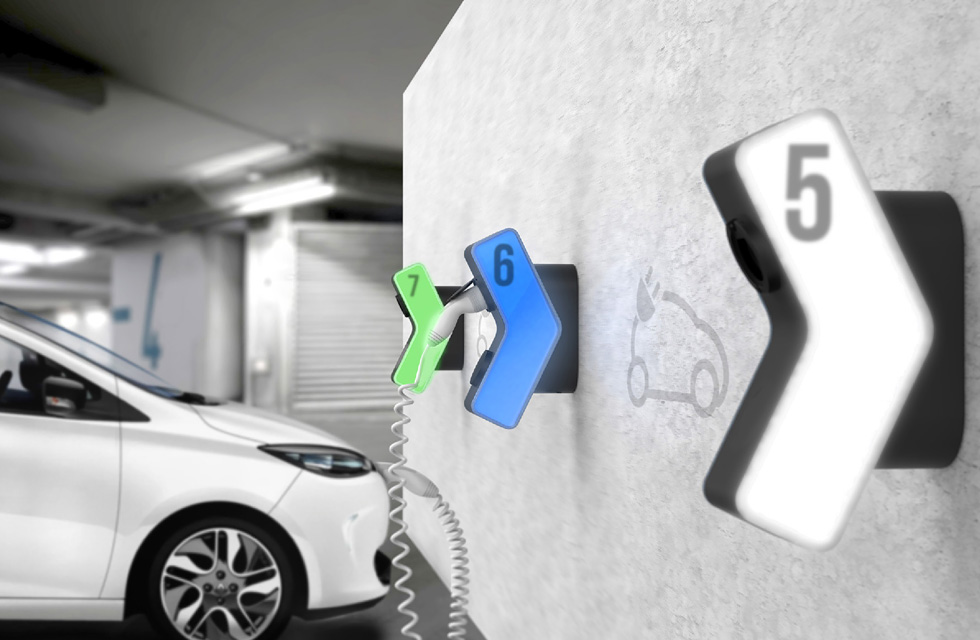 LÀ - Borne de charge connectée pour véhicules électriques(ouverture du diaporama)