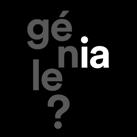 génial ? (génial avec les lettres IA en surbrillance) 