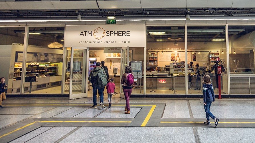 Entrée du restaurant Atmosphère